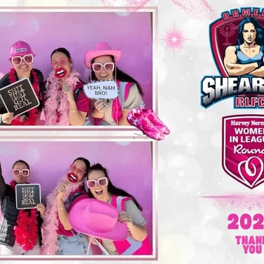 Photo Booth setup for a Corporate Event in Yatala, Gold Coast - party hire by SweetAz Co.