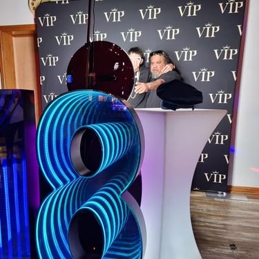 Photo Booth making memories at an Eighteenth Celebration in Redlands, Queensland - party hire by SweetAz Co.