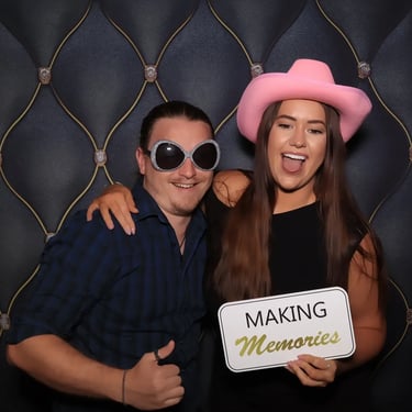 Photo Booth making memories at a Formal Event in Loganholme, Logan - party hire by SweetAz Co.