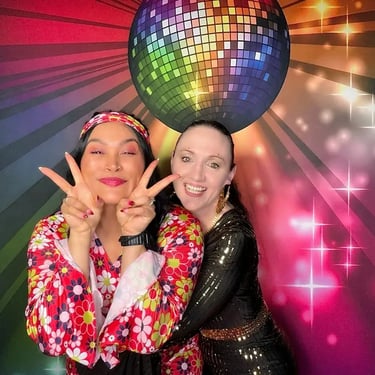Photo Booth at a Fundraise Event in Alexandrahills, Redlands - party hire by SweetAz Co.