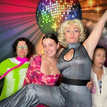 Photo Booth capturing fun times during a Fundraising Event in Capalaba, Redlands - party hire by SweetAz Co.