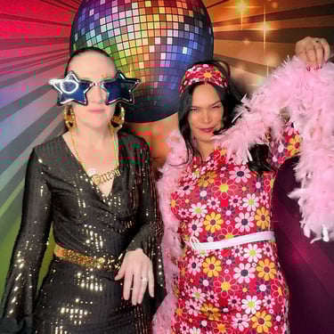 Photo Booth during a MS Fundraising Party in Birkdale, Redlands - party hire by SweetAz Co.