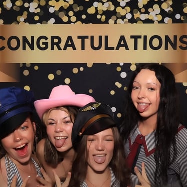 Mirror Photo Booth capturing memories at a Graduating Y12 in Thornlands, Redlands - party hire by SweetAz Co.