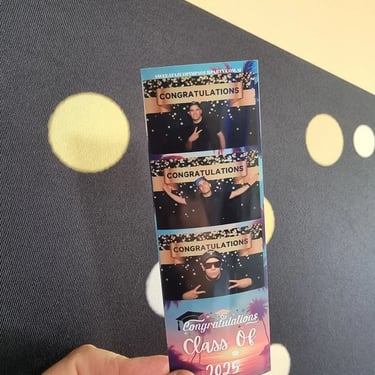 Mirror Photo Booth hired for a Graduation Celebration in Alexandrahills, Redlands - party hire by SweetAz Co.