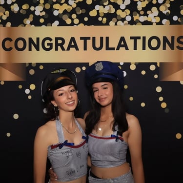 Mirror Photo Booth capturing memories at a Graduation Celebration in Thornlands, Redlands - party hire by SweetAz Co.