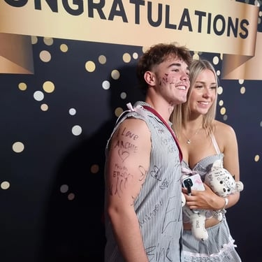 Mirror Photo Booth for epic vibes at a Graduation Celebration in Victoriapoint, Redlands - party hire by SweetAz Co.