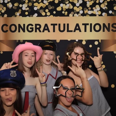 Mirror Photo Booth capturing memories at a Graduation Event in Redlandbay, Redlands - party hire by SweetAz Co.