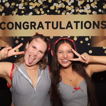 Photo Booth making insta moments at a Graduation Event in Thornlands, Redlands - party hire by SweetAz Co.