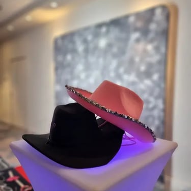 Photo Booth Hat Props at a Wedding Reception in Currumbin, Gold Coast - party hire by SweetAz Co.