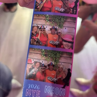 Photo Booth strip print of memories capturedat a House Party in Redlandbay, Redlands - party hire by SweetAz Co.