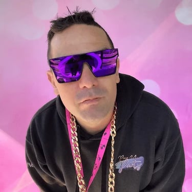 Photo Booth setup for a Pink Event in Ormeau, Gold Coast - party hire by SweetAz Co.