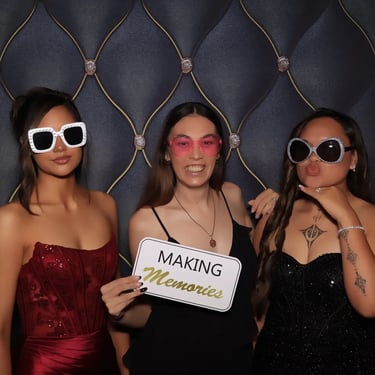 Photo Booth setup for a School Formal in Beenleigh, Logan - party hire by SweetAz Co.