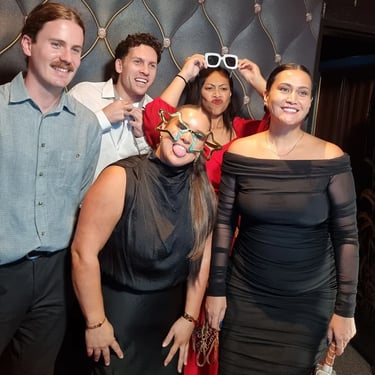 Photo Booth featured at a School Formal in Cornubia, Logan - party hire by SweetAz Co.