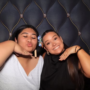 Photo Booth glamming up a School Formal in Cornubia, Logan - party hire by SweetAz Co.