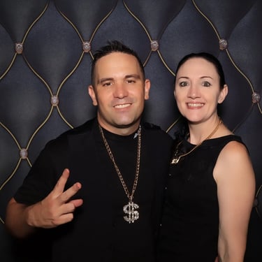 Photo Booth making memories at a Senior Formal in Chatswoodhill, Logan - party hire by SweetAz Co.