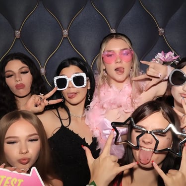 Photo Booth lighting up a Senior Formal in Shailerpark, Logan - party hire by SweetAz Co.