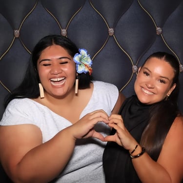 Photo Booth in action at Senior Formal in Shailerpark, Logan - party hire by SweetAz Co.