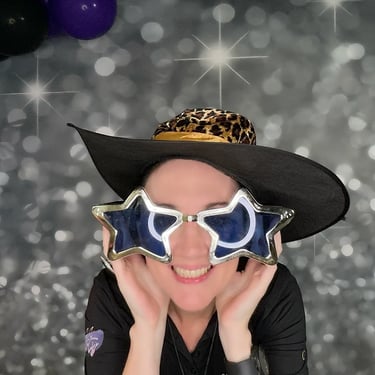 Photo Booth setup for a Silver Birthday in Wakerley, Brisbane - party hire by SweetAz Co.