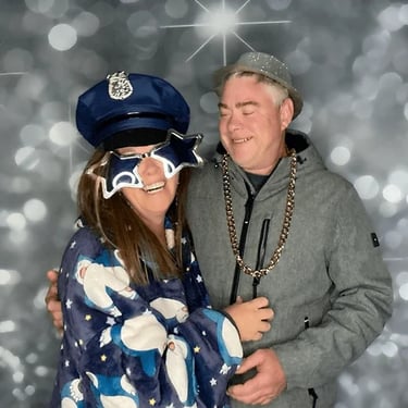 Photo Booth setup for a Silver Celebration in Shailerpark, Logan - party hire by SweetAz Co.