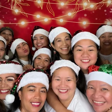 Photo Booth setup for a Staff Party in Victoriapoint, Redlands - party hire by SweetAz Co.