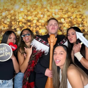 Photo Booth at a Twentyone Birthday in Burpengary, Brisbane - party hire by SweetAz Co.