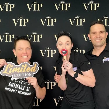 Photo Booth setup for a Vip Event in Pimpama, Gold Coast - party hire by SweetAz Co.