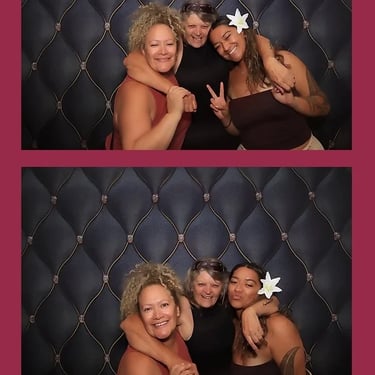 Photo Booth strip prints for memories at a Volunteer Appreciation night in Ormeau, Goldcoast - party hire by SweetAz Co.