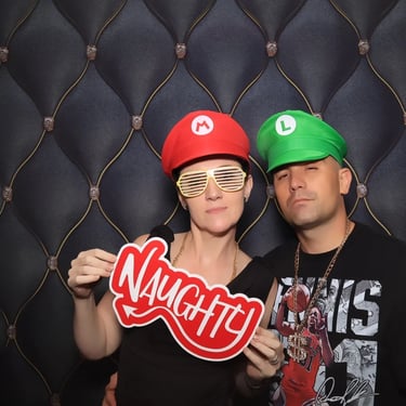 Mirror Photo Booth bringing epic vibes to a Volunteer Awards night in Yatala, Goldcoast - party hire by SweetAz Co.