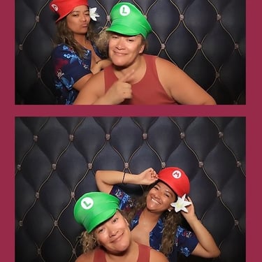 Photo Booth strip prints as keepsakes at a Volunteer Celebration in Ormeau, Goldcoast - party hire by SweetAz Co.