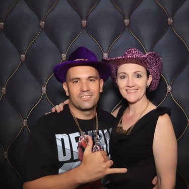 Mirror Photo Booth capturing moments for a Volunteer Celebration in Yatala, Goldcoast - party hire by SweetAz Co.
