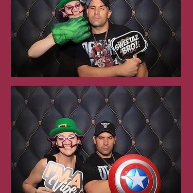 Photo Booth strip prints take home memories at a Volunteer Night in Yatala, Goldcoast - party hire by SweetAz Co.