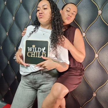 Photo Booth capturing lasting memories at a Volunteer Thanks night in Yatala, Goldcoast - party hire by SweetAz Co.