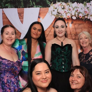 Photo Booth setup for a Vow Renewal in Thornlands, Redlands - party hire by SweetAz Co.