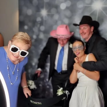 Photo Booth spotted at a Wedding Celebration in Coomera, Gold Coast - party hire by SweetAz Co.