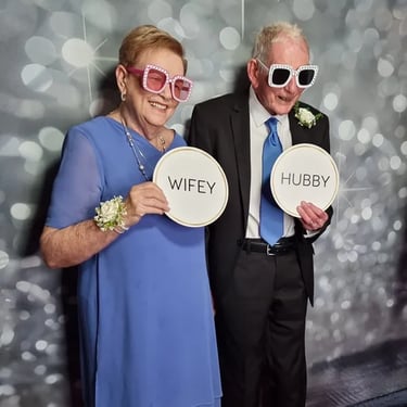 Photo Booth captured during a Wedding Party in Helensvale, Gold Coast - party hire by SweetAz Co.