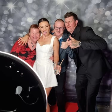 Photo Booth booked for a Wedding Party in Ormeau, Gold Coast - party hire by SweetAz Co.