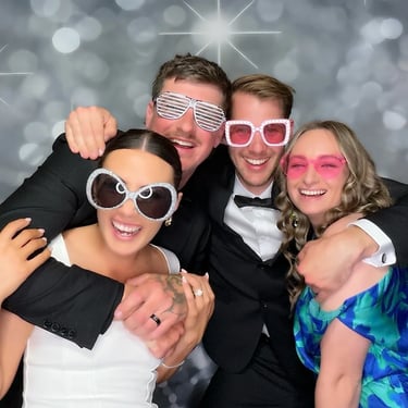 Photo Booth for an wedding Reception Business in Helensvale, Gold Coast - party hire by SweetAz Co.