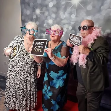 Photo Booth featured at a Wedding Reception in Nerang, Gold Coast - party hire by SweetAz Co.
