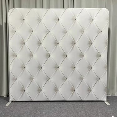 Photo Booth displaying the White Backdrop in Thorneside, Redlands - party hire by SweetAz Co.