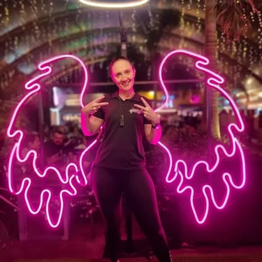 Photo Booth setup for a Xmas Party in Richlands, Brisbane - party hire by SweetAz Co.