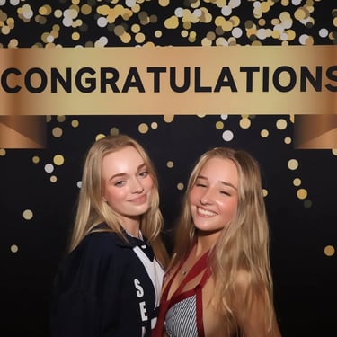 Mirror Photo Booth featured during at a Y12 Celebration in Rabybay, Redlands - party hire by SweetAz Co.