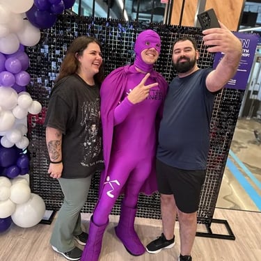 Shimmer Wall Black Grandopen celebration in Chermside, Brisbane - party hire by SweetAz Co.