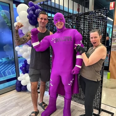 Shimmer Wall Black Openevent celebration in Chermside, Brisbane - party hire by SweetAz Co.