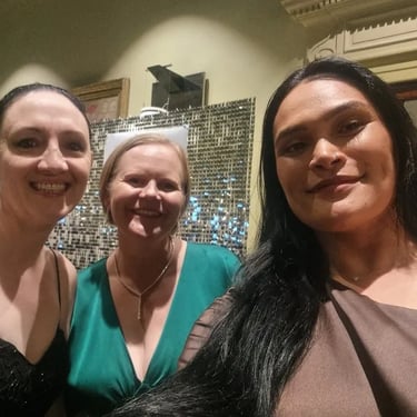 Shimmer Wall perfect for a Charity Gala in Manly, Brisbane - party hire by SweetAz Co.