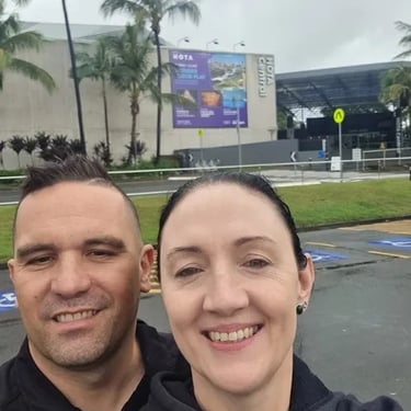 Silver Shimmer Wall making memories at a Corporate Celebration in Ormeauhills, Gold Coast - party hire by SweetAz Co.