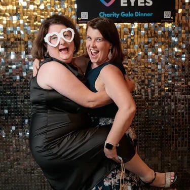 Silver Shimmer Wall installed for a Gala Event in Rochedale, Brisbane - party hire by SweetAz Co.