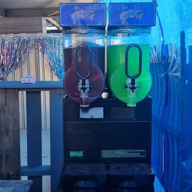 Slushie Machine captured during a 10th Birthday in Alexandrahills, Redlands - party hire by SweetAz Co.