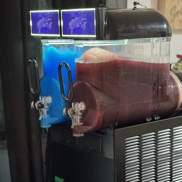 Slushie Machine hire for a 16th Birthday in Mountcotton, Redlands - party hire by SweetAz Co.