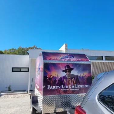 Slushie Machine hire for a 21st Birthday in Belmont, Brisbane - party hire by SweetAz Co.