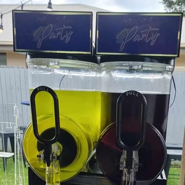 Slushie Machine hire for a 21st Birthday in Redlandbay, Redlands - party hire by SweetAz Co.